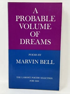 A Probable Volume of Dreams by Marvin Bell SIGNED 1st PB SC Poetry Poems 1969 - Bild 1 von 8