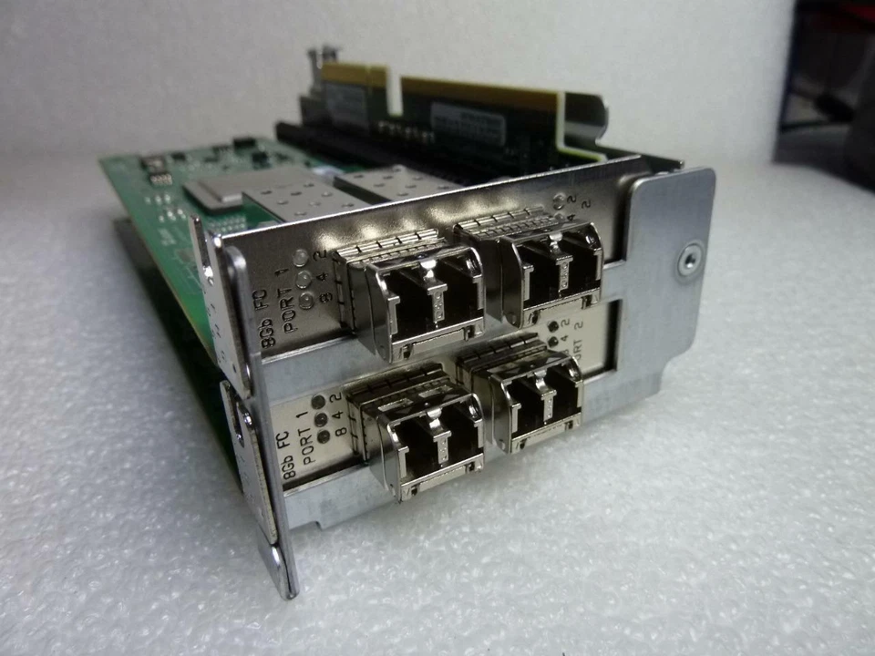 QLogic QLE2562-SUN Dual Port 8Gb PCI-E x8 371-4325-02 w/cage - Image 1 of 1