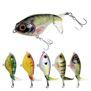 Whopper Plopper 75mm 17g Topwater Rotating Wobbler Crankbait - Lot of 5 colors - Picture 1 of 12