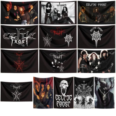 Celtic Frost Heavy Metal Rock Band Flag Banner Tapestry Poster + Brass Grommets  - Image 1 of 4