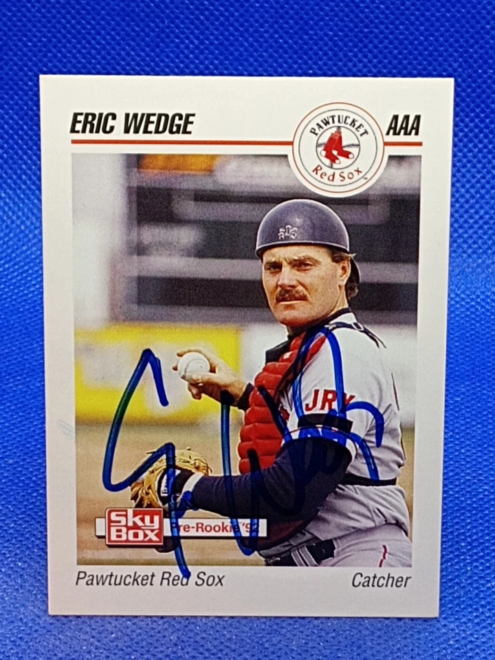 AUTOGRAPH AUTO Eric Wedge 1992 Skybox Pre-Rookie #171 - Image 1 of 1