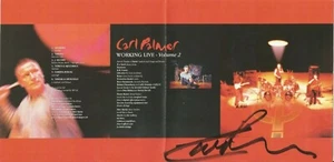 Working Live, Vol. 2 * por Carl Palmer (CD, 2004, Eagle Rock) Original Firmado - Imagen 1 de 4