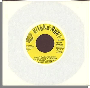 Artie Golden - (I Ain't Drinkin' Whiskey) I'm Drownin a Memory - 7" 45 RPM! - Imagen 1 de 3