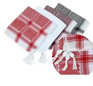 Keffiyeh headband eqal shemagh scarf qaseedah Men's Boy's head scarve neck wrap - Picture 1 of 14