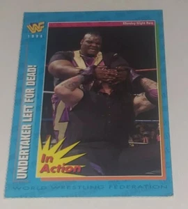 1996 WWE/WWF Magazine Insert #37 Visera Undertaker Wrestling Card Creased Read - Picture 1 of 13