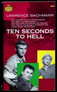 Ten Seconds to Hell 1958 Jack Palance Jeff Chandler Action Drama Movie Tie-in PB - Picture 1 of 7