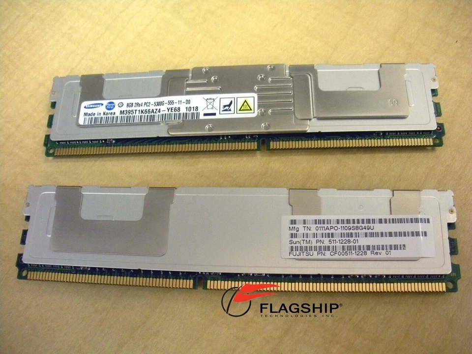 Sun SESX2D3Z 16GB (2x 8GB) Memory Kit (511-1228) for T5140 T5240 T5440 - Image 1 of 1