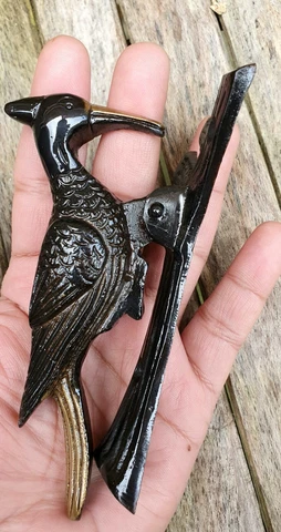 Solid Brass Door Knocker Woodpecker Design Cover