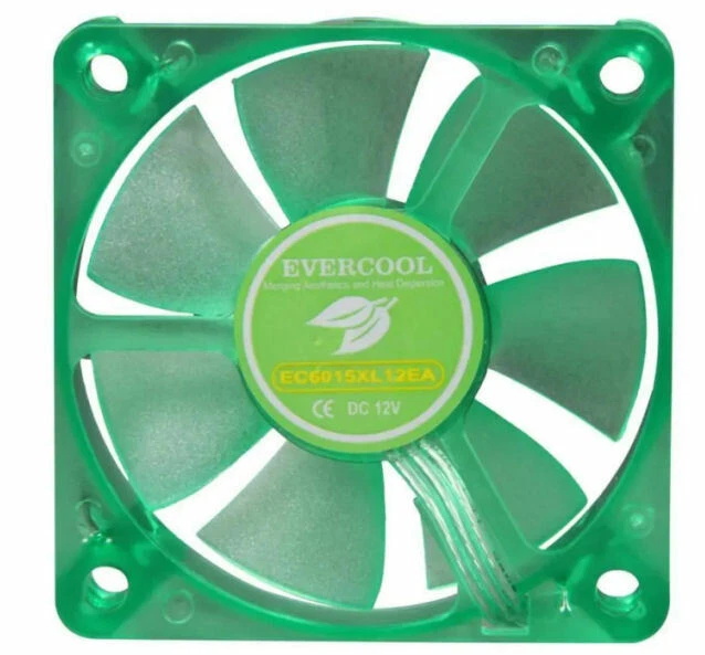 EVERCOOL EGF-6 60mm x 15mm Ever Green Fan - Image 1 of 1