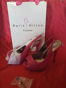 Paris Hilton Pink High Heel Pumps Size 7m Taurus Style - Picture 1 of 7