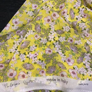 100% Fabrizio GATTI Italian Silk Chiffon fabric. .55cm X 140cm Wide. AA23 - Picture 1 of 3