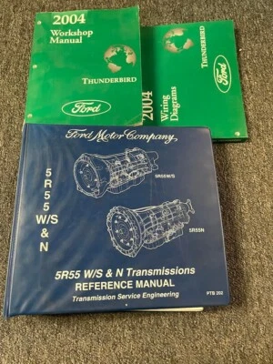 2004 FORD THUNDERBIRD T-BIRD Service Repair Shop Manual Set W EWD + Trans Bk Foto 1 de 4