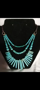 J. Jill ~ NEW Gorgeous Island Breeze Tiered Necklace   AB-S - Picture 1 of 7