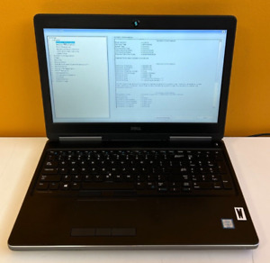 Dell Precision 7520 Intel Core i7-6820HQ 32 GB RAM 15.6" Laptop Computer Tested!