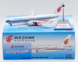 Aviation 1:200 Air China Boeing B737-8 MAX Diecast Aircraft Jet Model B-1399 - Picture 1 of 16