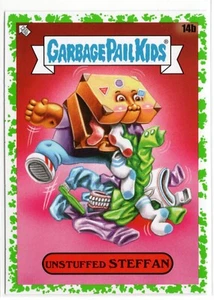 Garbage Pail Kids Go On Vacation 14b UNSTUFFED STEFFAN Booger Green Parallel - Picture 1 of 2