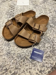 Birkenstock Arizona tabacco pelle marrone EU 41 NUOVO SENZA SCATOLA (leggi descrizione) - Foto 1 di 7