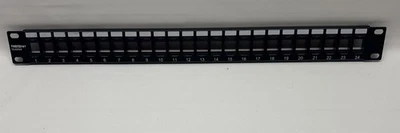 Trendnet TC-KP24 24-Port Blank Keystone Patch Panel Adjustable Cable Management - Image 1 of 4
