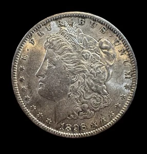 1896 P Morgan Silver Dollar $1, 26/05/25, lotto #2, spedizione gratuita - Foto 1 di 2