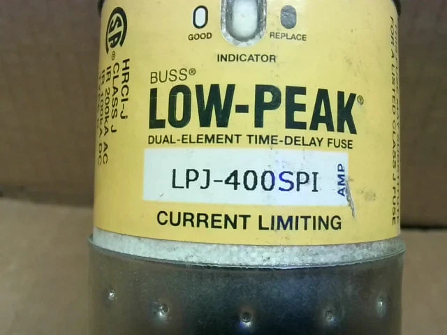 Bussmann LPJ-400SPI 400A Retardo Indicador Fusible 600VAC 300V - Nuevo sin Caja - Imagen 1 de 1
