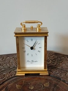 Vintage Brass Cased Heavy Robert Blandford 1873 Gold Brass Carriage Clock Read - Picture 1 of 11