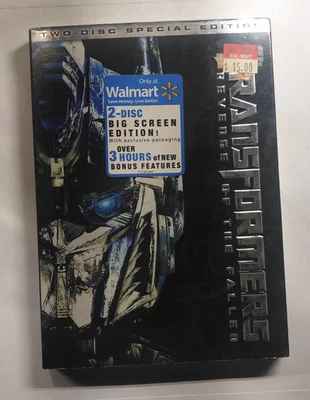 Transformers Revenge Of The Fallen DVD 2009 2-Disc Walmart Special Edition NEW - Image 1 of 2