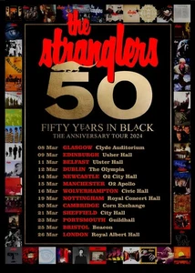The Stranglers 50 Year Anniversary 2024 A3 A4 Print Poster Unframed - Picture 1 of 1