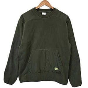 Nike Herren NSW Fleece Sweatshirt Größe Small Winter Mammutbaum dunkeloliv Rundhalsausschnitt - Bild 1 von 7