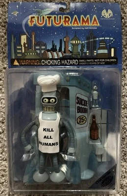 Futurama Chef Bender -Sculpted By Matt Krivicke - Action Figure Collectible 2000 - Image 1 of 4