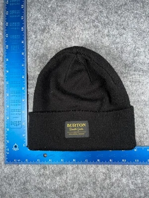 Burton Since 1977 Gorro Toque Adulto Talla Única Negro Tejido 100% Acrílico Patinador Esquí Foto 1 de 4