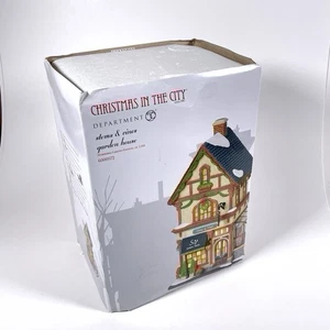 Dept 56  6000572 Christmas in City Limited Edition Stems & Vines Garden House - Picture 1 of 24