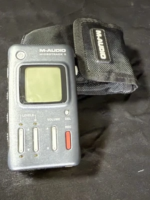 M-Audio AU02-138A0 MicroTrack II Portable Digital Audio Recorder w/ Charge Cord - Image 1 of 4