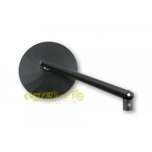 Mirror Aluminum Black Ponza Approved - Picture 1 of 2