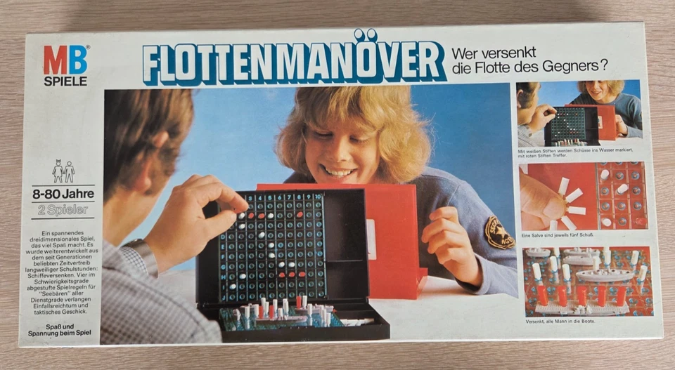 🧭 MB Flottenmanöver 1972 – Vintage Gesellschaftsspiel | Made in W. Germany - Bild 1 von 4
