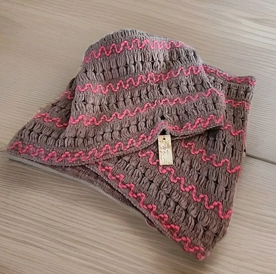 Grey Knit Cowl Neck Wrap / Scarf Women's  Foto 1 de 4