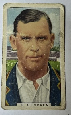 Gallaher Cigarette Card - Sporting Personalities, 1935 - Patsy Hendren - Image 1 of 2