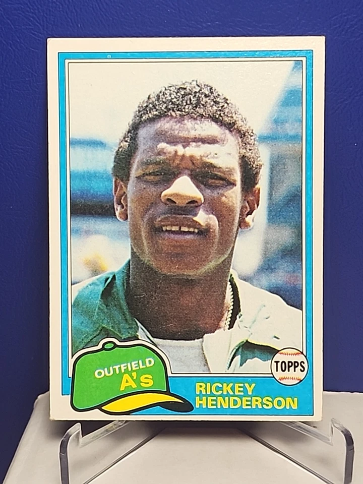 Juego/lote parcial de béisbol Topps 1981 (144) R Henderson Murray EX-MT a casi nuevo con mangas Foto 1 de 4