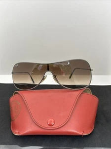 RAY BAN ๐ RB3211 004/13 LARGE MODERN SHIELD STYLISH CHIC SLEEK DESIGN. GORGEOUS - Picture 1 of 12