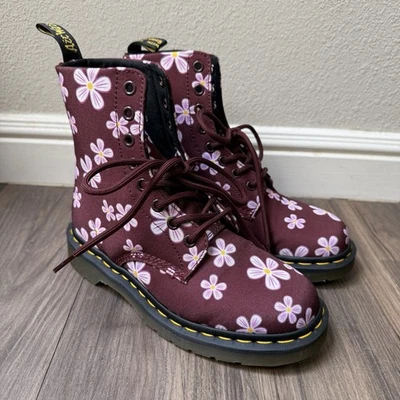 Botas Dr. Martens Page Meadow Borgoña Reino Unido 4/Estados Unidos W6 Foto 1 de 4