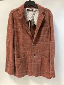 Gionfriddo (GK236) Mens Ruggine Button up Sweater Jacket (NWT) size XL - Picture 1 of 8