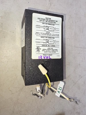 TRANSFORMADOR DE ILUMINACIÓN DE PAISAJE 25PP17, JUNO TL554BL, 120VAC -- 12VAC / 12A, EN MUY BUENA CONDICIÓN Foto 1 de 4