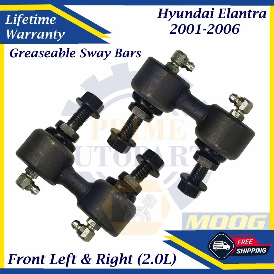 Barra estabilizadora delantera izquierda MOOG OEM para Hyundai Elantra 2001-2006 2,0 L 10 años de garantía Foto 1 de 4