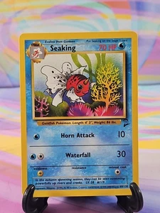 Pokemon TCG Base Set 2 Card | Seaking 60/130 Uncommon - Picture 1 of 2