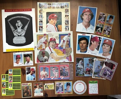 U Pick from 160 Different Steve Carlton items - many tough issues - Image 1 of 4