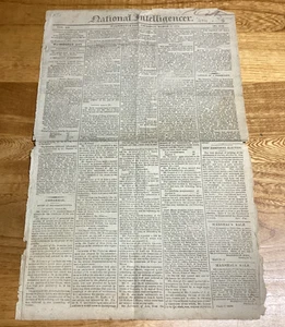 March 21, 1814 Issue Of The National Intelligencer - War Of 1812 - Picture 1 of 15