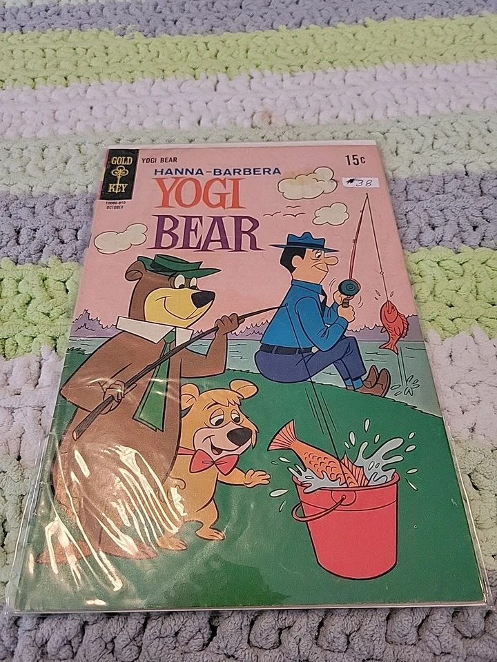 Yogi Bear #38 Gold Key Hanna Barbera cartoon Bronze Age Snagglepuss vg/f - Image 1 of 1