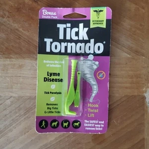 Tick Tornado 2 in Pack Pro Pet Dog Horse Cat Tick Removal Tool Quick Easy & Safe - Picture 1 of 6