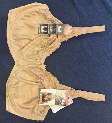 NUEVO CON ETIQUETAS Sujetador Bali Suavizante Con Aros 2 Capas Champagne/Beige Talla 38D LY0428 Foto 1 de 4