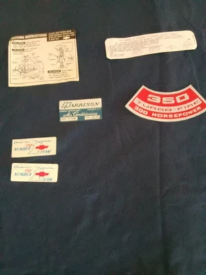 Vintage Chevrolet Stickers, 6 Total, Reproductions - Image 1 of 4