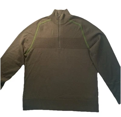 Suéter Hombre Smartwool 1/2 Cremallera 100% Merino Talla Mediana Usado en Excelente Condición Foto 1 de 4